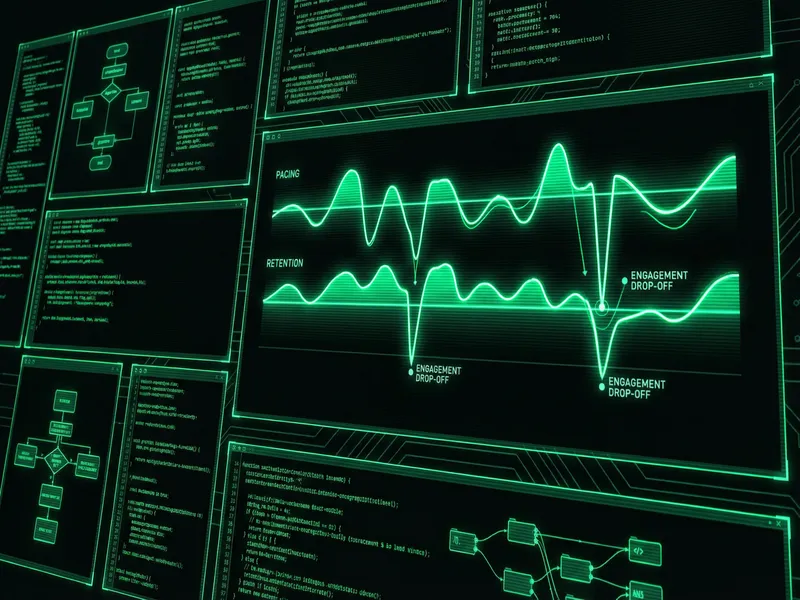 视频剪辑节奏 小马拉大车 完播率波形分析